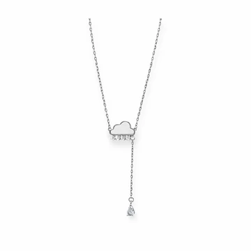 Ezüst felhős nyaklánc