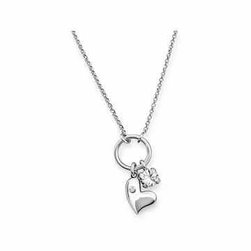 Ezüst nyaklánc swarovski kristállyal