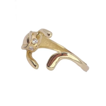 Cicás arany gyűrű