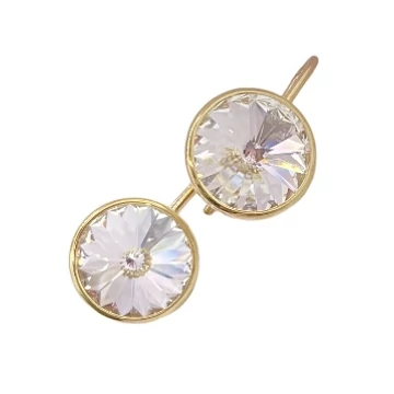 Aranyozott ezüst fülbevaló