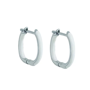 Ezüst karika fülbevaló