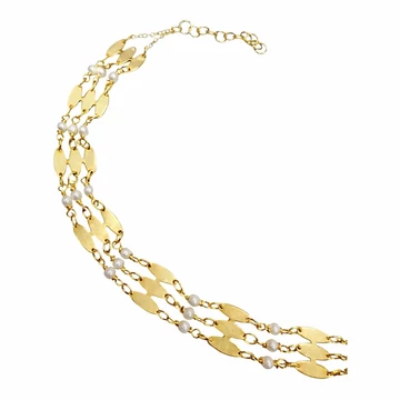 Arany karlánc gyönggyel