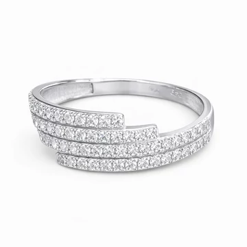 Fehér arany gyűrű