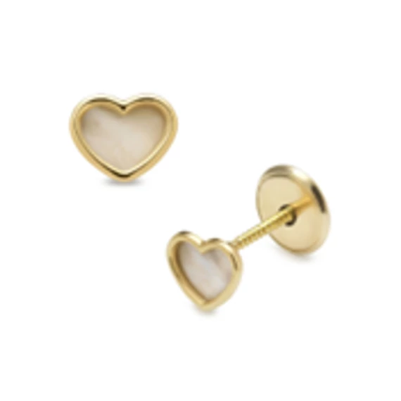 Csavaros végű baba fülbevaló