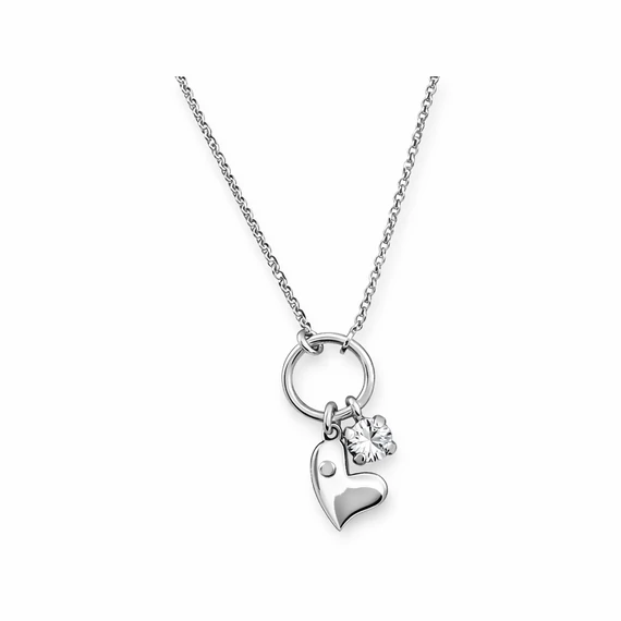 Ezüst nyaklánc swarovski kristállyal